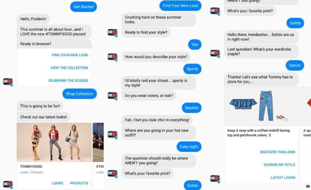 chatbot software for ecommerce - Regarding customer retention, chatbots could also be handy. By providing a personalized experience, Tommy Hilfiger’s Messenger chatbot resulted in 87% rate of returning customers.
